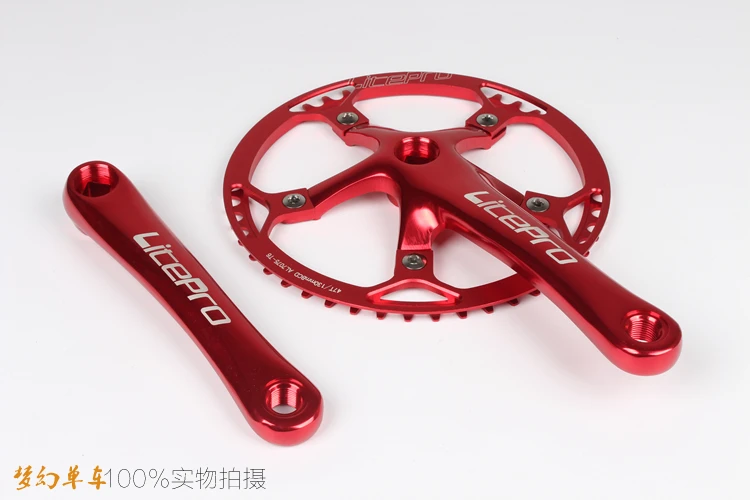 Складывающийся BMX маленький велосипед BCD130 с круглой пластиной, однодисковый редуктор 45 47 53 56 58 T, коленчатая цепь