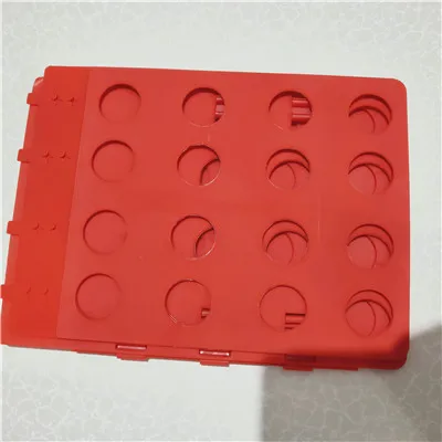 large red Папка для одежды для взрослых, волшебная складная доска, раскладной органайзер для белья, папка для хранения времени, органайзер для гардероба - Цвет: large red