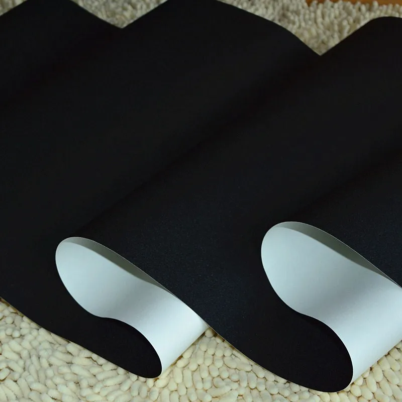 Обои из чистого шелка матовые черные водостойкие кожаные обои для съемок в