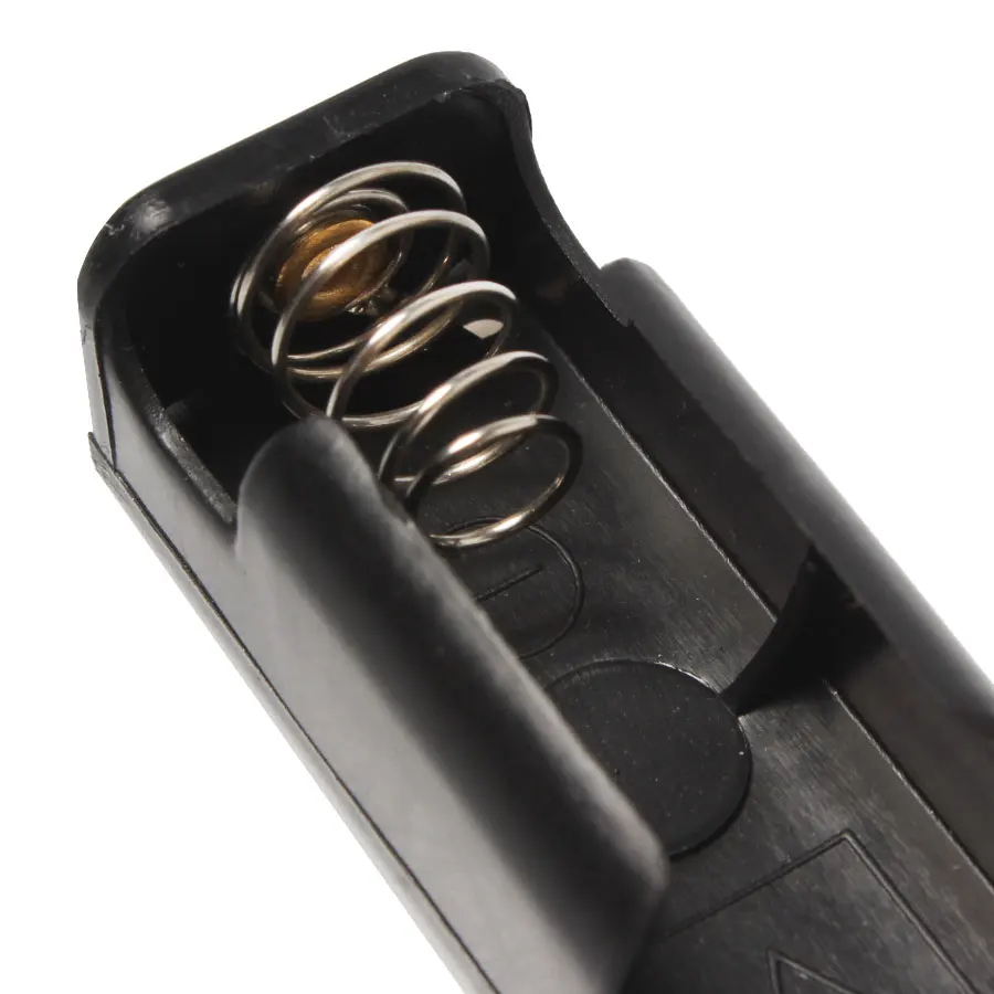 

Cheap Price 100PCS Plastic Long 3xAA 4.5V Long Battery Case Battery Storage Box Holder With Spring For 3 AA Batteries