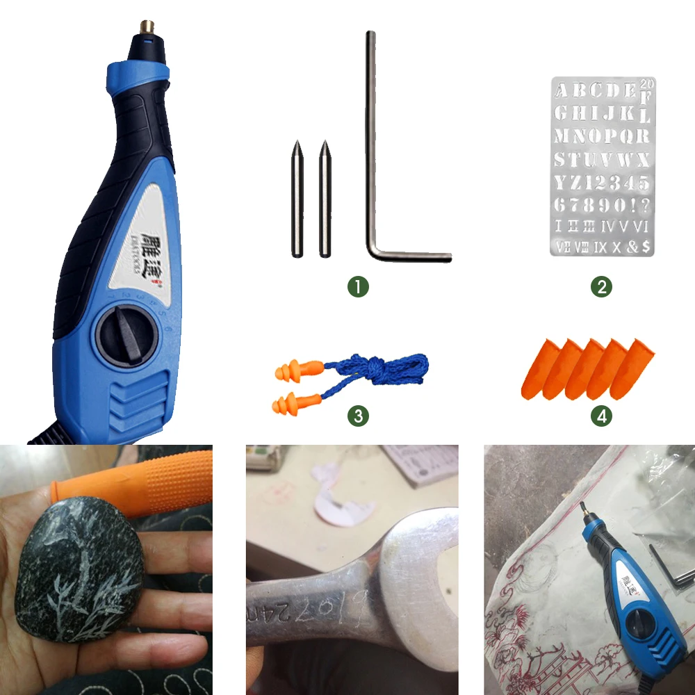 25 Вт Регулируемая скорость DIY электрическая гравировальная ручка для резьбы по