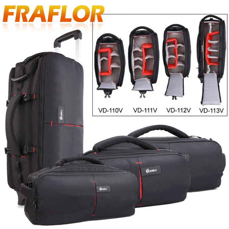 Рюкзак для фотокамеры Дорожный чемодан ноутбука штатив объектива нейлоновая