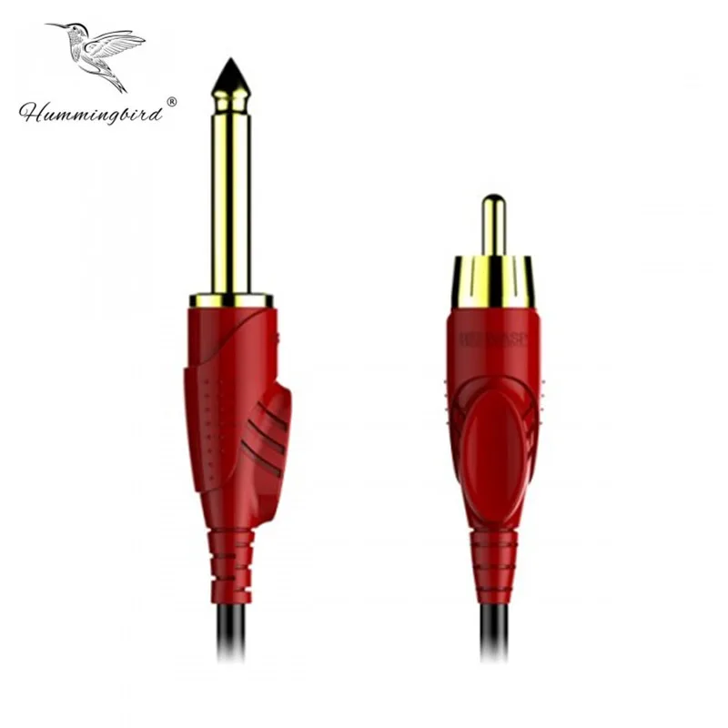 Премиум BIGWASP RCA Jack Татуировка Клип шнур питания