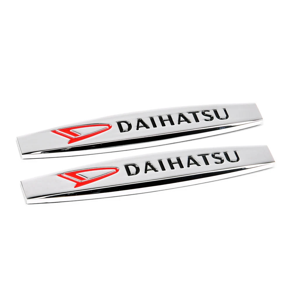Внешние аксессуары наклейка на автомобиль для Daihatsu Terios Rocky Sirion Materia Copen Feroza YRV Charade Mira сбоку Эмблема Наклейка металлическая