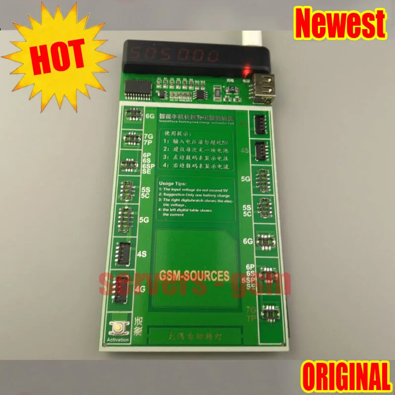 Новейший профессиональный Батарея активации плата, pcb с USB кабель для передачи данных для iPhone 4 4S 5 5S 5C 6 6S plus 7G 7P тестером