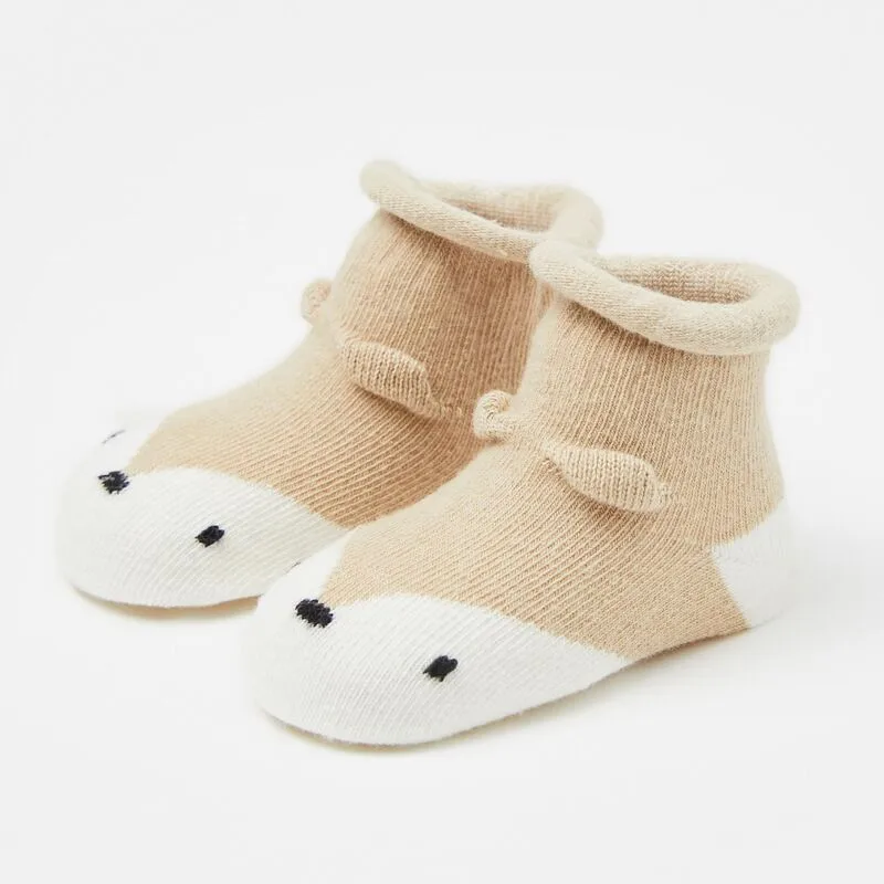 

Cartoon Animal Toddler Baby Socks Anti Slip Cotton Newborn Baby Socks for Girls Fashion Infant Baby Boy Socks