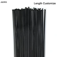 jqorg 12 pieces a lot straight pull 14g bicycle spokes black color diameter 2 0 mm 304 stainless steel mountain bike spokes