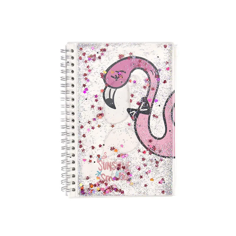 Flamingo A Резиновый рукав катушка эта маленькая наждачная бумага записная книжка в ретро твердом переплете записная книжка 12 цветов на выбор - Цвет: Flamingo A