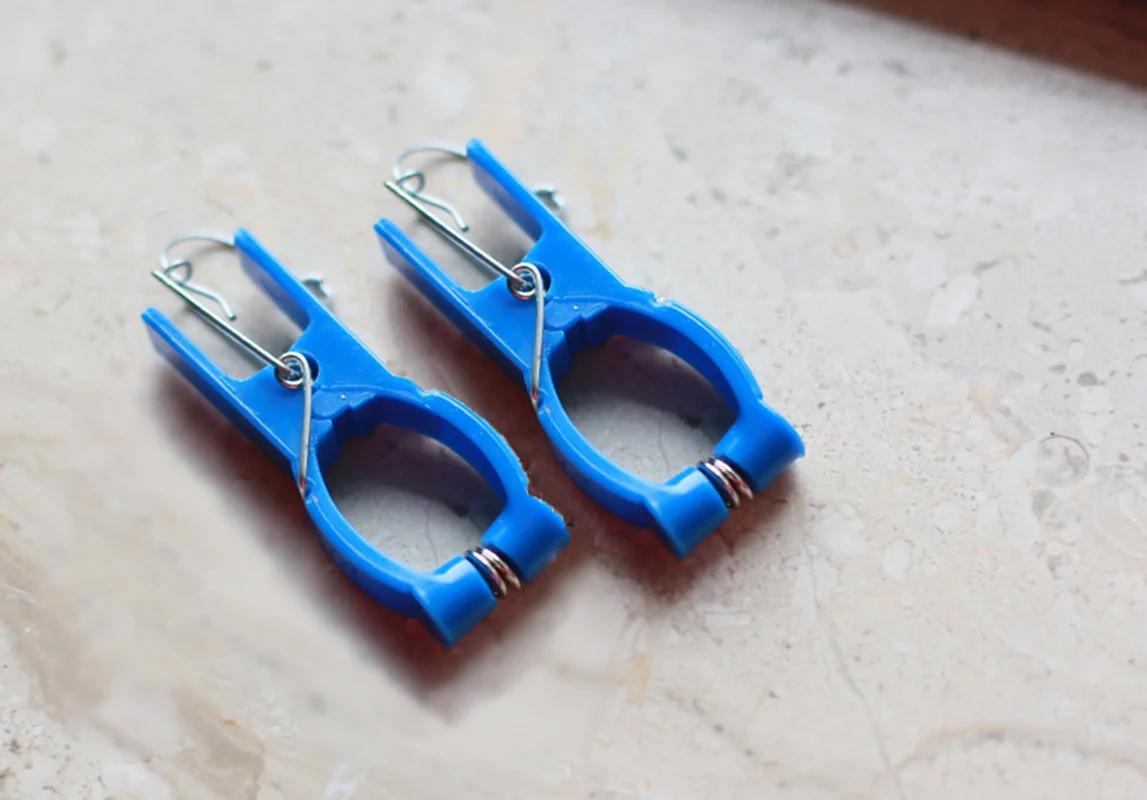 2 шт./компл. поворотные пластиковые зажимы для работы с кожей|Наборы инструментов