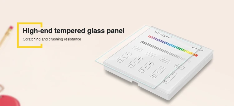 Mi светильник T3 AC220V 4 зоны RGB/RGBW и Яркость Затемнения Смарт панель Пульт