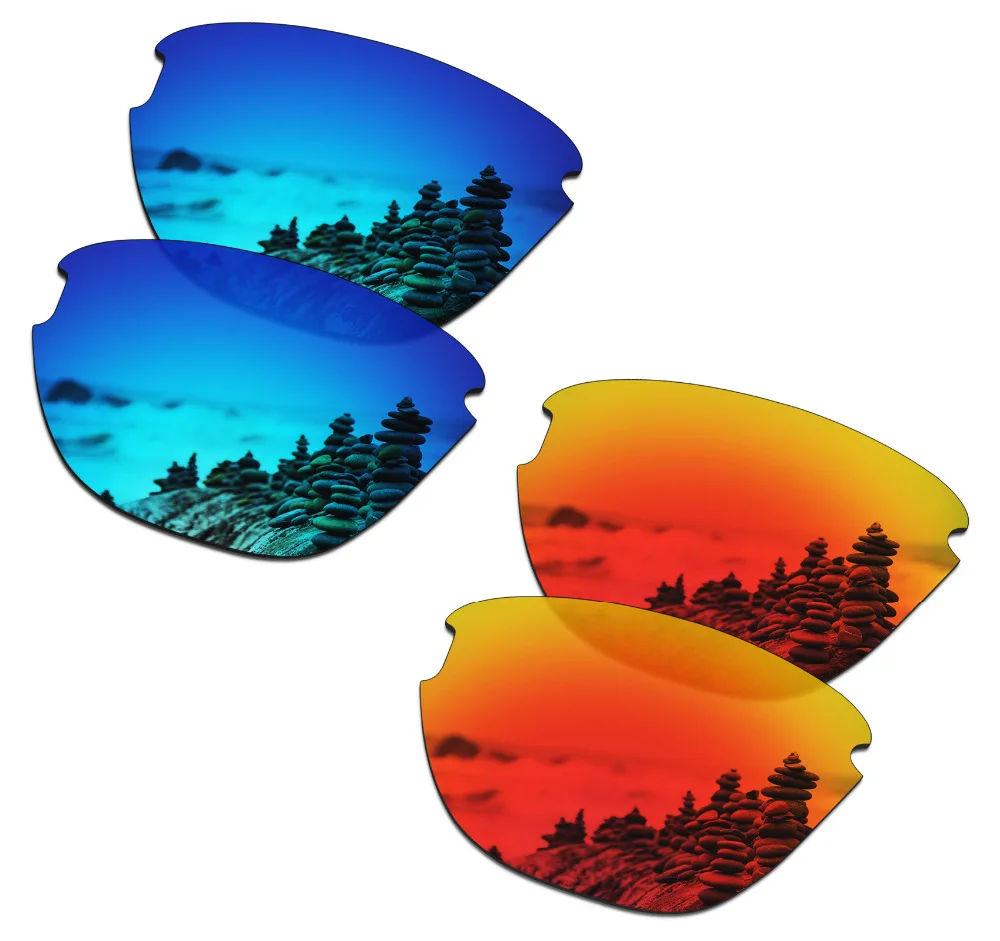 SmartVLT 2 пары поляризованных солнцезащитных очков Сменные линзы для Oakley Frogskins Lite Ice