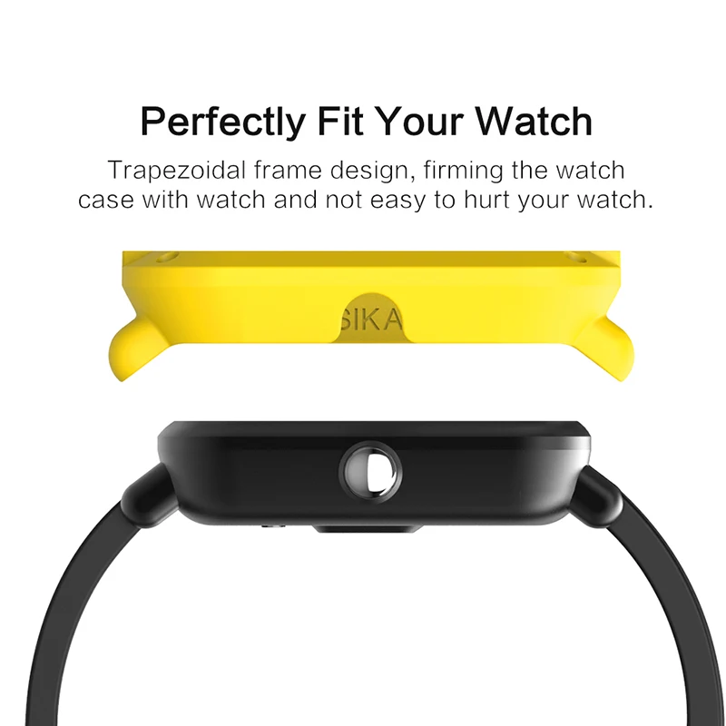 

For Amazfit Bip Case SIKAI Protective Tough Bumper Cover for Huami midong Bip Lite Smart Watch PC Shell