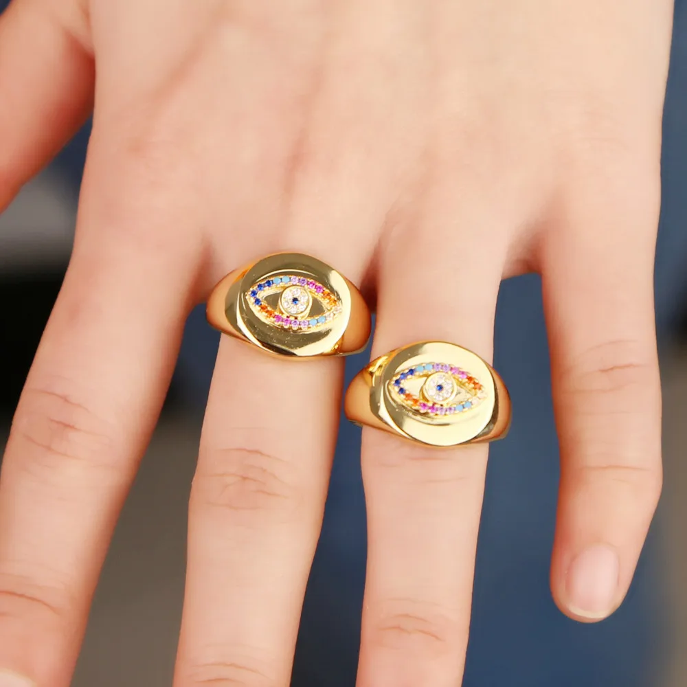 Розовое золото цвет кольцо проложенный бирюзой | Голубой cz камень Турецкий