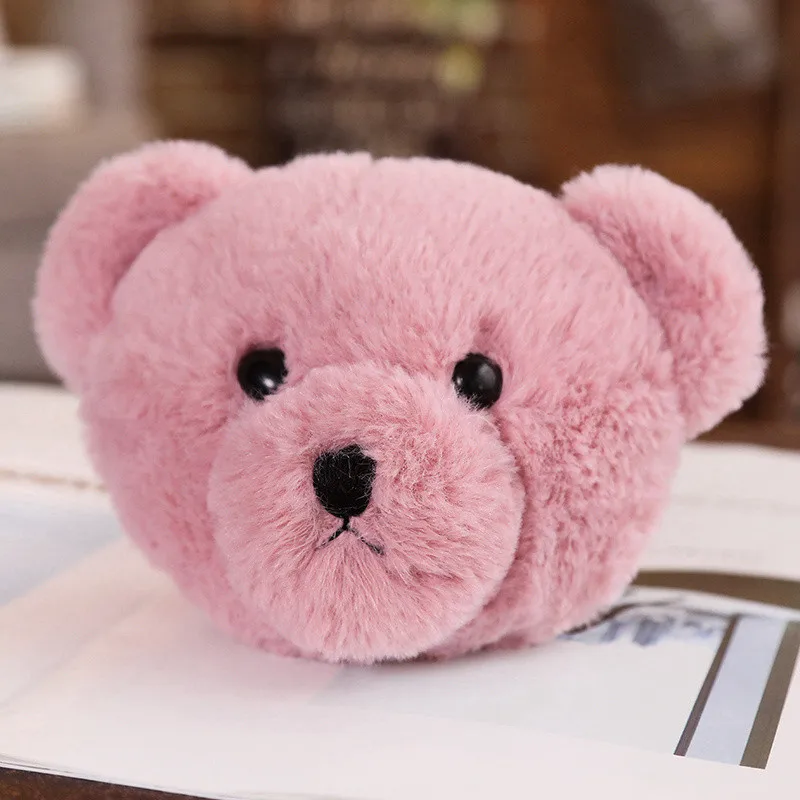 2Coin Purse Милый плюшевый мишка, рюкзак через плечо, сумка через плечо, 2 цвета, плюшевый мишка, игрушка для детей, девочек, Подарочный Кошелек для монет, детская игрушка - Цвет: 2Coin Purse