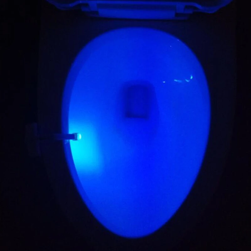 

8 Color Change Lamp Night Light With Motion Sensor Home Decoration Backlight For Toilet Seat Operated Automatic Light