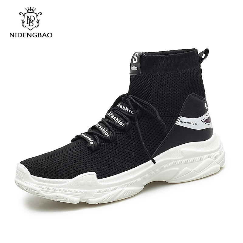 NIDENGBAO Shoes Men Casual 2018 Fashion New Autumn Flats Lace up Outdoor Male Sneakers zapatillas hombre size 39-45 | Обувь