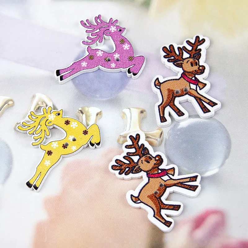 30 шт. деревянные аксессуары для рукоделия 22 х32 мм|accessori scrapbooking|buttons sewingdecorative buttons |