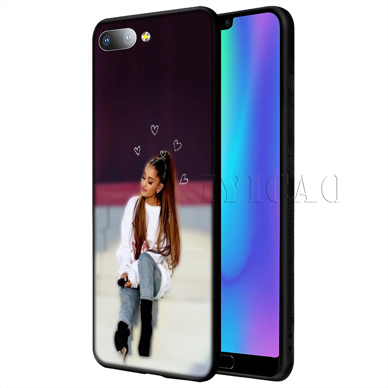 Пикантные ультратонкие Чехлы Ariana Grande для Huawei Y9 Y7 Y6 Prime 2019 Honor 20 8C 8X 8 9 9X 10 Lite 7C 7X 7A Pro |