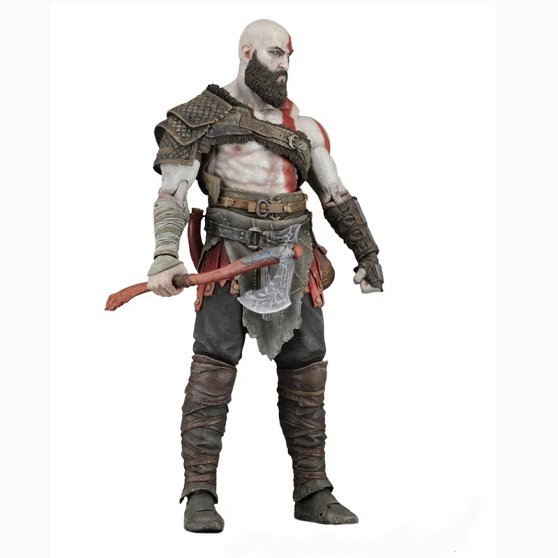 17 см Горячая игра Бог войны Kratos ПВХ фигурка игрушка аниме NECA дисплей Модель