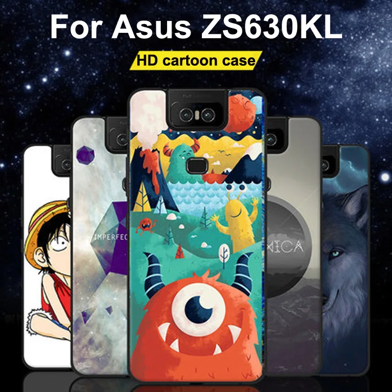 Чехол для ASUS ZenFone 6 2019 6z ZS630kl чехол ZenFone6 с мультяшным рисунком Силиконовые мягкие
