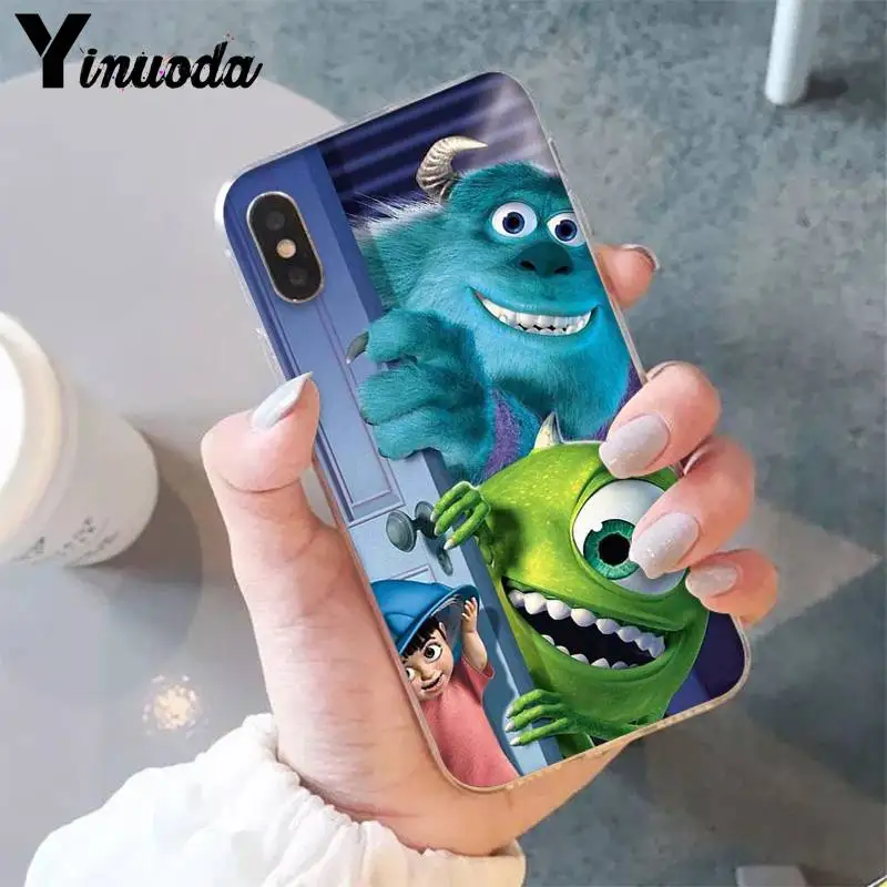 Yinuoda Funny Monster power Company мягкий чехол для телефона для iPhone X XS MAX 6 6s 7 7plus 8 8Plus 5 5S SE XR 10 11 11pro 11promax