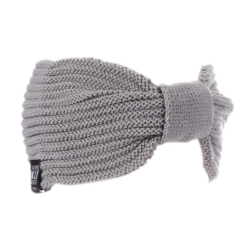 Зимняя сохраняющая тепло Удобная трикотажная Мужская Женская мешковатая Шапка