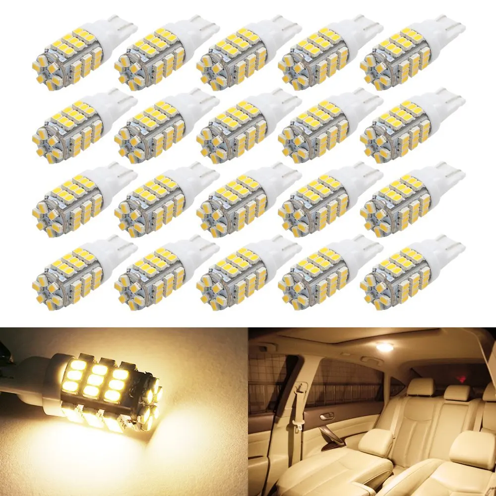 10 шт. T10 трейлер RV 921 192 1206 42 SMD 12 В Автомобильные задние светодиодные лампы заднего