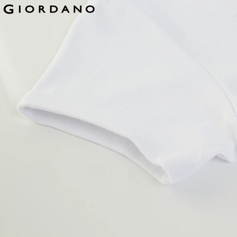 Giordano две хлопчатобумажные футболки с v-образным вырезом и короткими рукавами