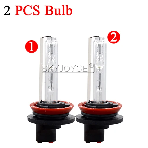 SKYJOYCE 55W HID Xenon Kit H1 H3 H7 H11 9005 9006 ксеноновый Балласт 4300K 6000K 8000K автомобильный HID ксеноновый светильник лампа головной светильник 12V - Испускаемый цвет: 2 Pieces