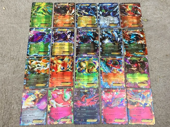 300 шт карточные настольные игры Poke Flash GX EX Мега дрессировочные карты Charizard Mew для детских игрушек