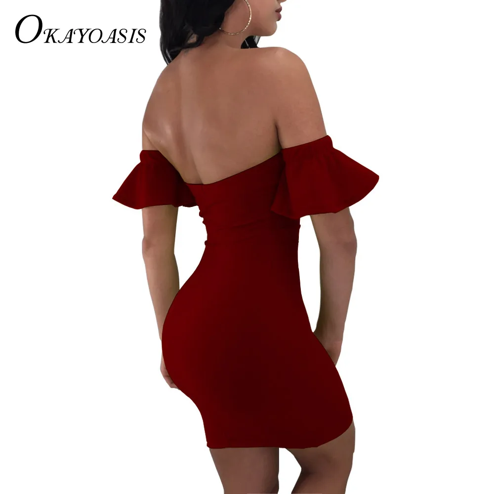 Платье женское бантом пикантное Бандажное вечернее с поясом на резинке без