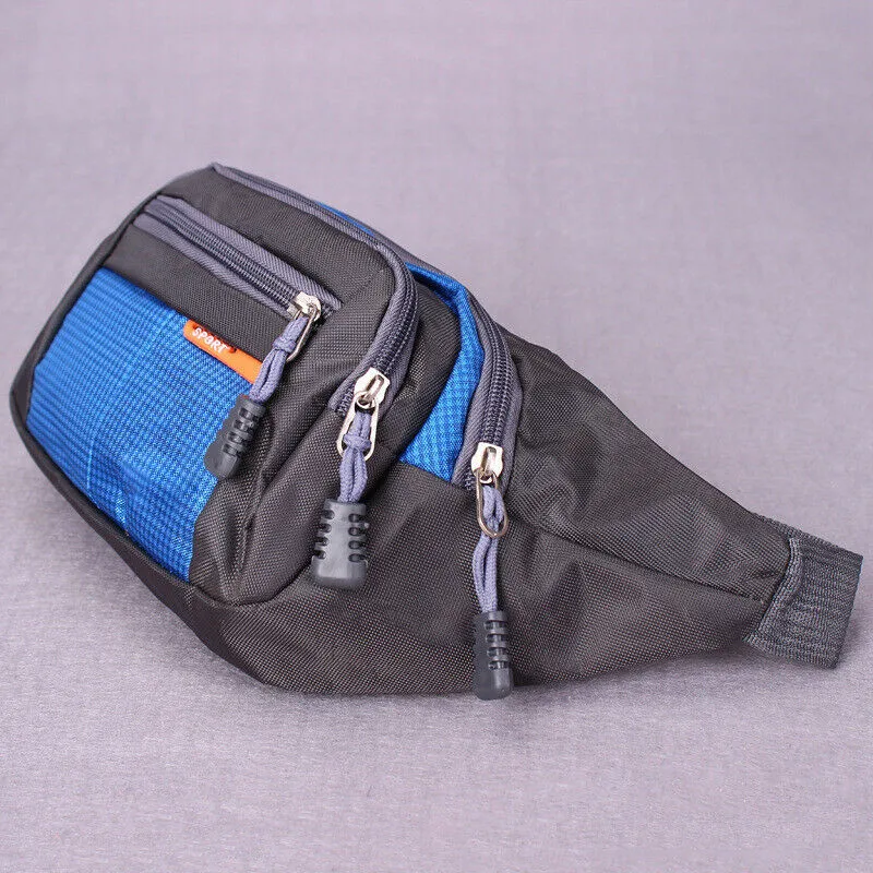 Hot Outdoor Waist Bum Bag fanny pack 4 zips Mens Ladies Unisex Sport Travel Bags | Багаж и сумки