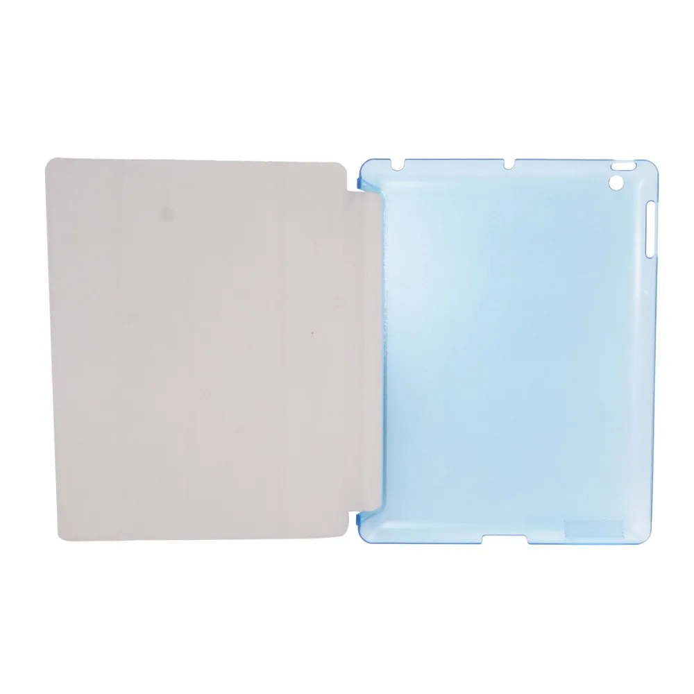 QUWIND Ultra Slim Fold PU Leather with Crystal Hard Back Smart Stand Case Cover for iPad 2 3 4 Mini 1 5 2019 | Компьютеры и офис