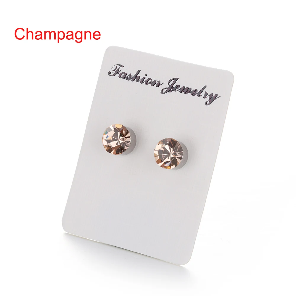 champagne 1 пара магнитный плаг-обманка для похудения Pendientes патч похудение стимулирующая акупунктурные точки ленивая паста здоровье серьги ювелирные изделия - Окраска металла: champagne