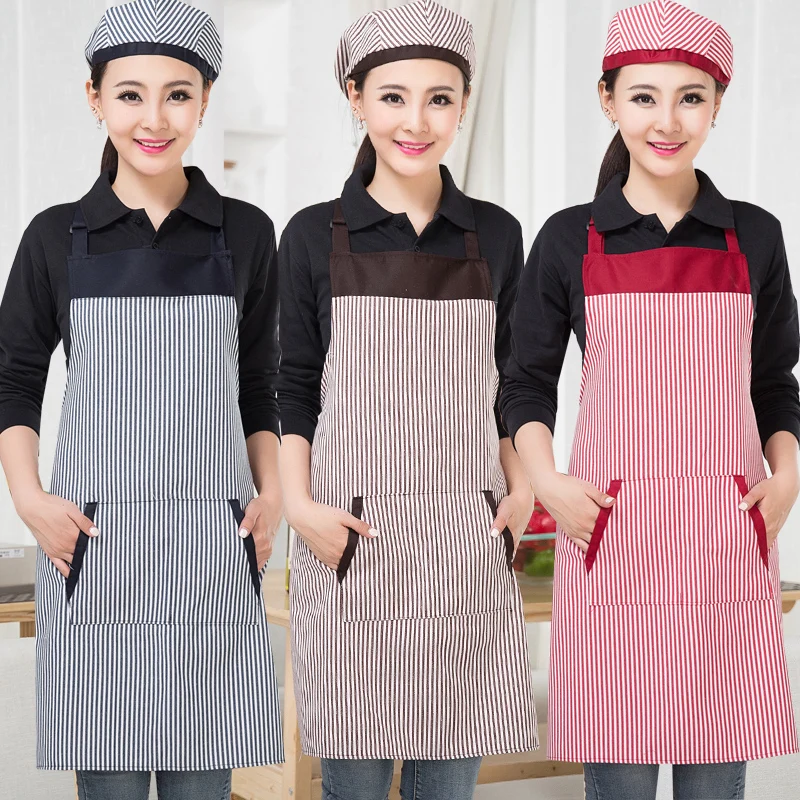 

Hotel Chef Apron Coffee Bar Cafe Waiter Apron Restaurant Men Women Accessories Waitress Apron Cook J044