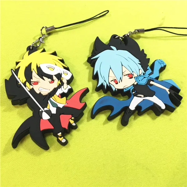 G300 Servamp аниме брелок вампир MAHIRU KURO Снежная Лилия JEJE HYDE Резиновый Ремешок/талисманы для мобильного телефона