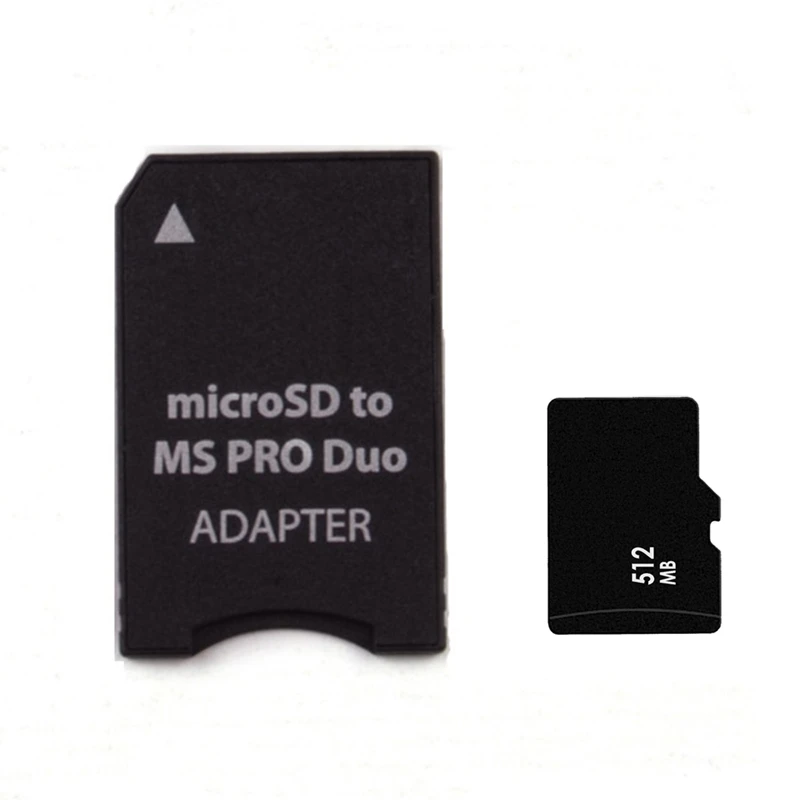 512 МБ Мicro SD, TF карта для MS карты MS Pro Duo адаптер Micro SD Card 64 Мб 128 МБ 256 МБ 512 МБ 1 Гб 2 Гб карта+ флеш-накопитель конвертер - Емкость: 512 МБ