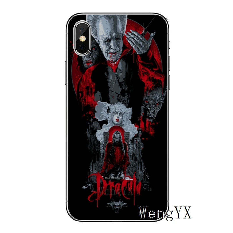 Дракула фильм ужасов для Apple iPhone 8 7 plus 6s 6 plus X XR XS Max SE 5s 5c 5 4s 4 ТПУ мягкий чехол для телефона