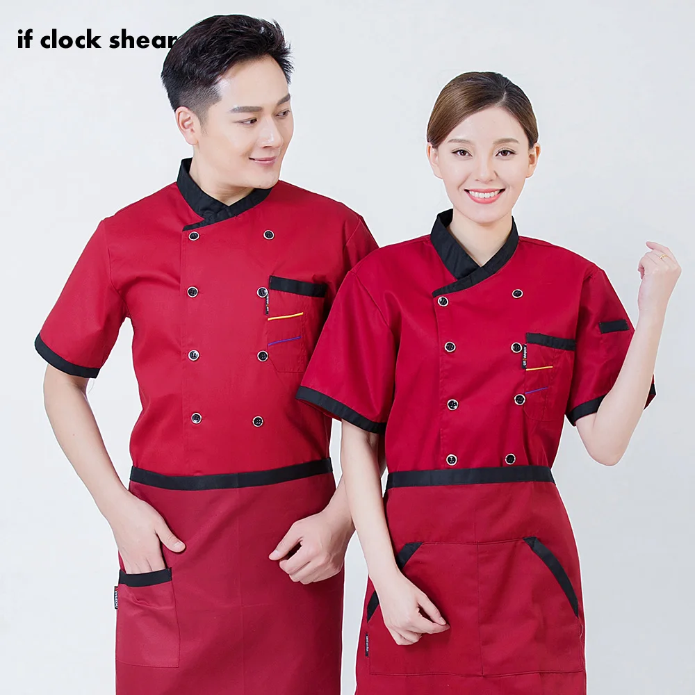 Куртка шеф повара IF new Cooks унисекс для кухни ресторана униформы дышащая