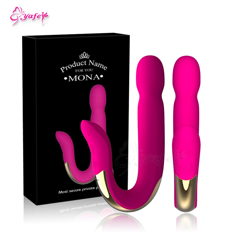 YAFEI секс-магазин U shape Вибраторы G Spot Анальный дилдо-вибратор для женщин