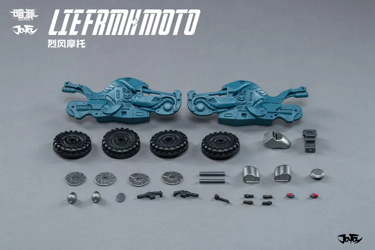 F JOY TOY 1/25 игрушечный автомобиль ABS мотоцикл сборный военный 3 цвета модель автомобиля для мальчика подарок на день рождения - Цвет: F