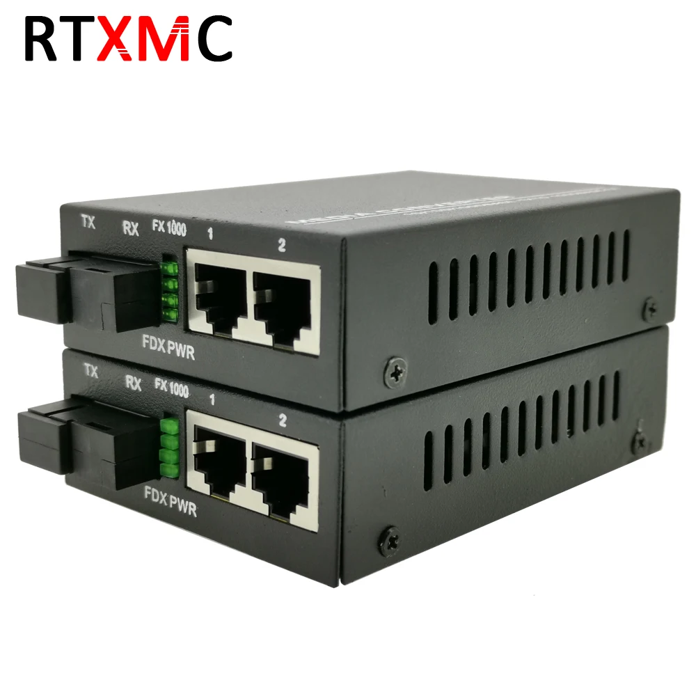 Волокно 1G2E 1,25G Волоконно Порты и разъёмы& 2*10/100/1000M Gigabit Ethernet-коммутатор 2 Порты и разъёмы 1,25 г волокна 2 RJ45 волоконно-оптический аудио-видео конвертер PCBA