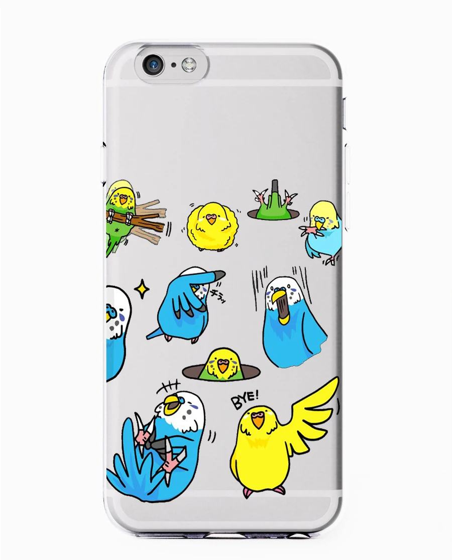 3005 Chubby Cockatiels Parrotlets Hello parrot bird, мягкий прозрачный чехол для телефона, чехол для iphone 11Pro MAX 6 6s 7 8plus 5S X XS XR XSMax - Цвет: 3005