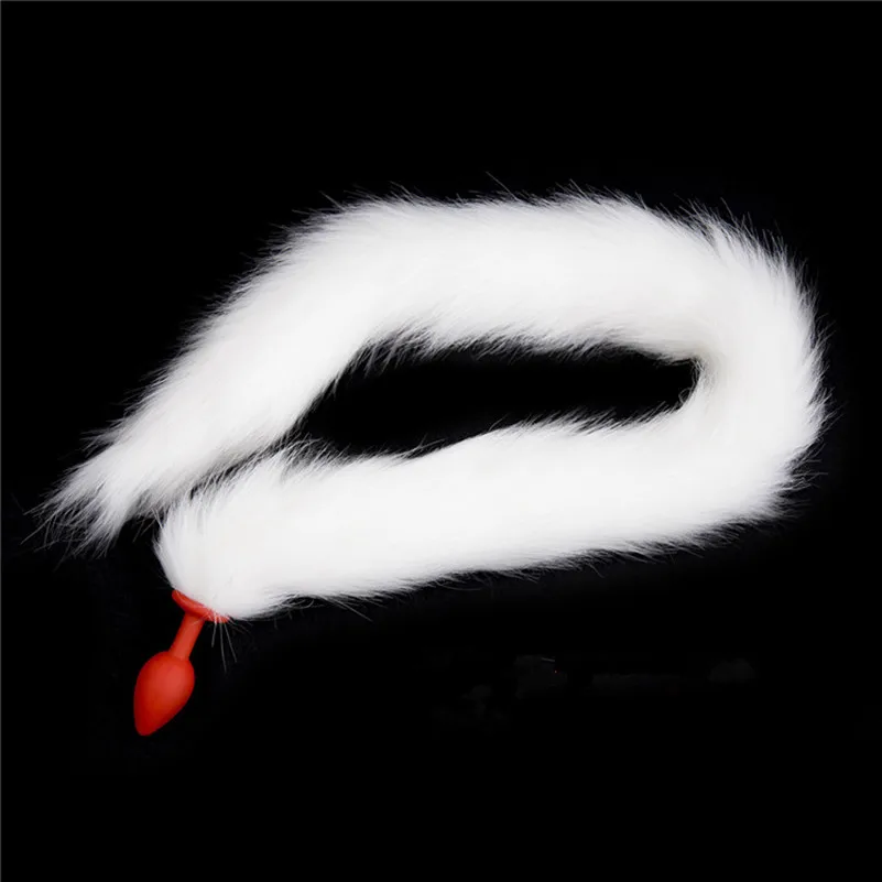 Wild Fox Tail Silicone Butt Plug unisex Backyard Stimulating Sexy Cat girls Anal Tails sexLife Sex Toys for Women men Adult Game |