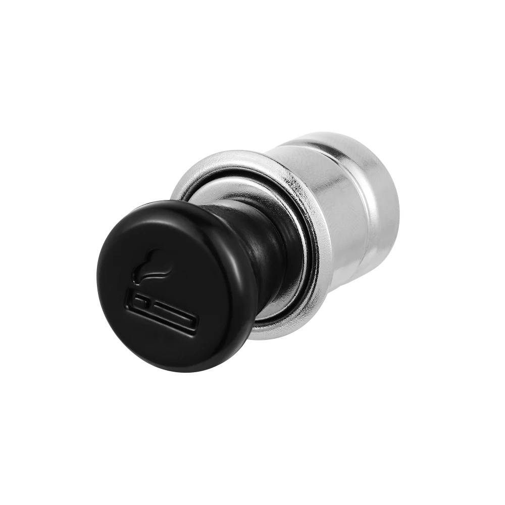 12V Auto Car Power Plug Socket Output Black Cigarette Lighter Interior Part Ignition 20mm | Автомобили и мотоциклы