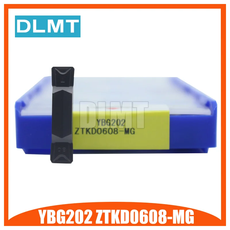 10 шт. YBG202 ZTKD0608 MG карбидные вставки для резки и фальцовки ЧПУ отрезная пластина из