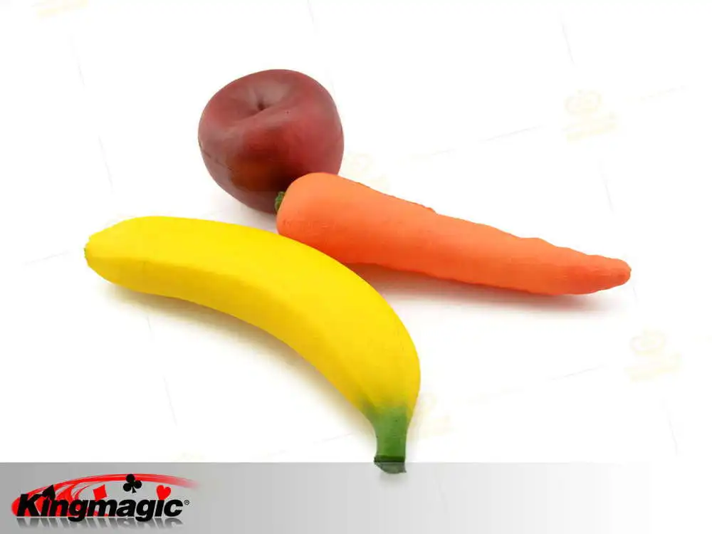 Появляющееся резиновое яблоко (бананы или морковь хлеб) 1 шт. цена Kingmagic Magic Fruit