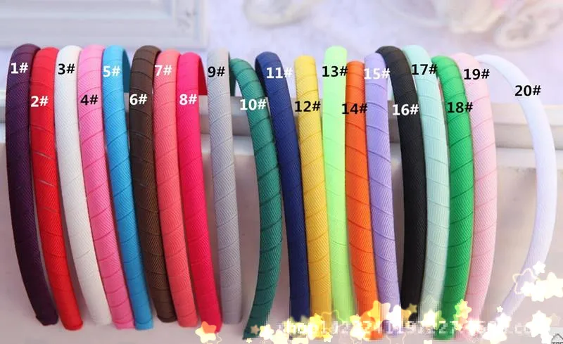 Бесплатная доставка Оптовая продажа 150 шт пластиковая обертка grosgrain лента обруч