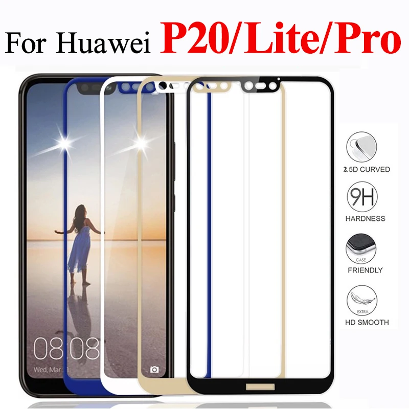Закаленное стекло для huawei p20 lite pro защитное huwei p 20 световая защита экрана защитный
