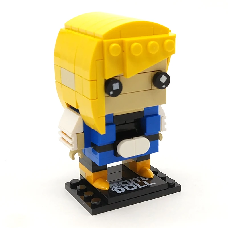 Style 23 Pikachu DC Brickheadz Dragon Ball Z Brick Headz строительные блоки Marvel Бэтмен Человек-паук Локи Джокер Фигурки игрушки - Цвет: Style 23